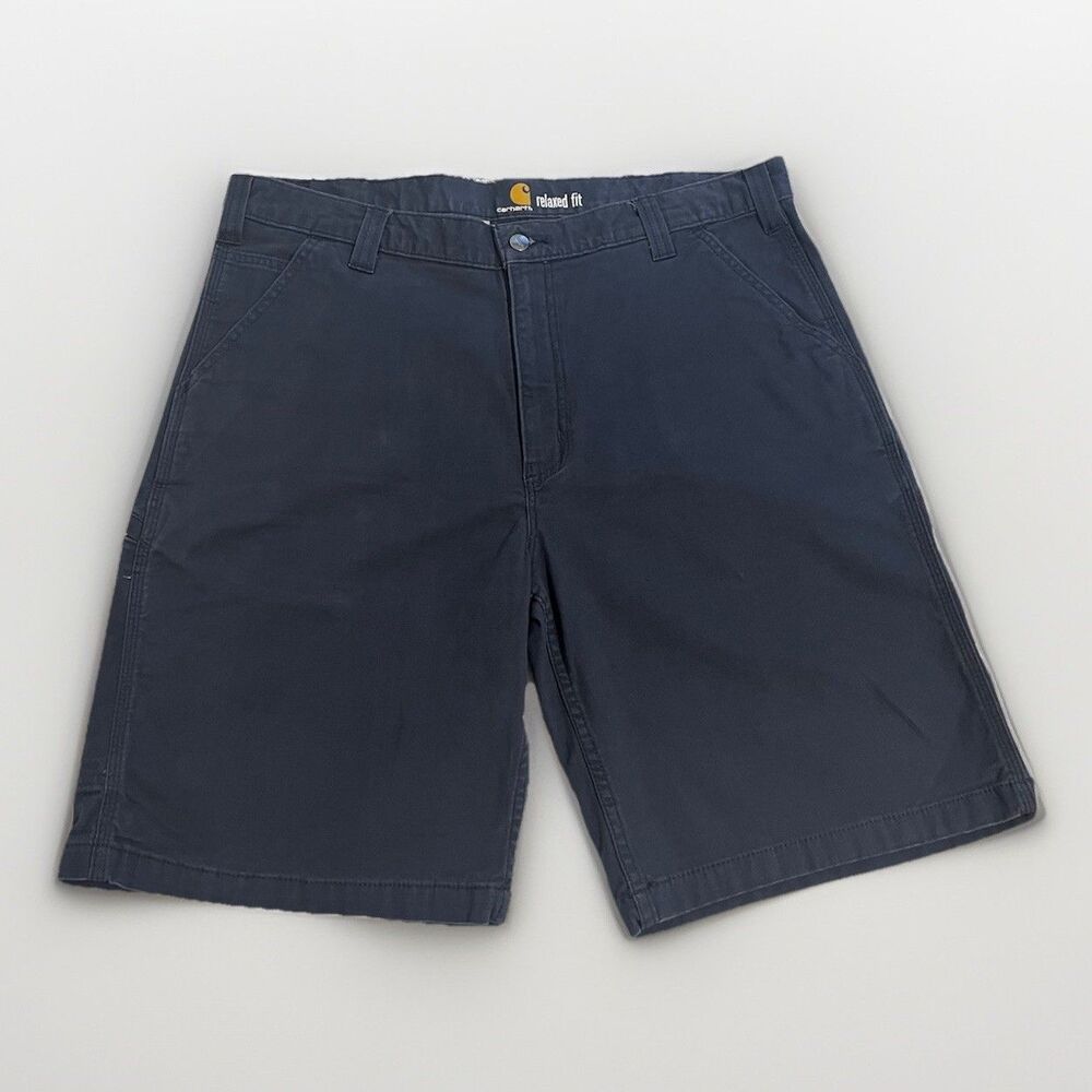 Carhartt Relaxed Fit Chino Shorts Navy 🔵Men’s 5 Pockets 102514-412 Men’s 38